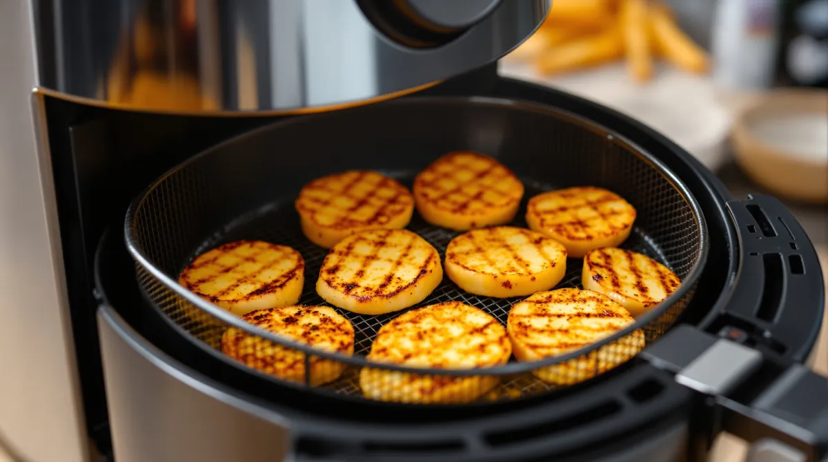 Halloumi à l'airfryer : temps, température et méthode parfaite