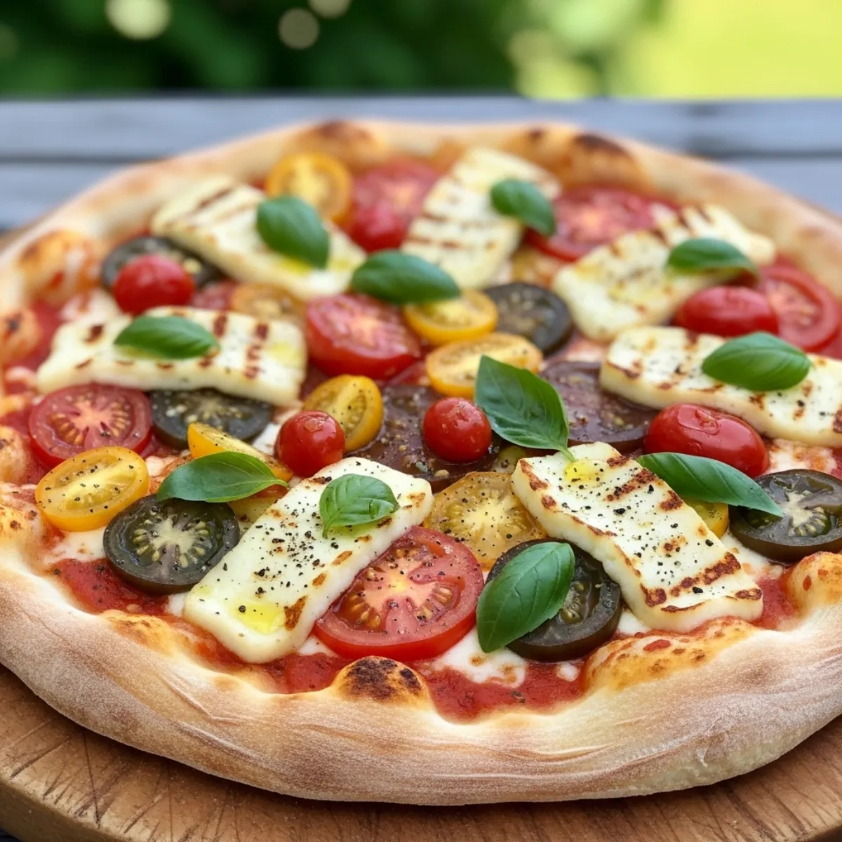 Pizza estivale au halloumi et tomates : 5 recettes méditerranéennes